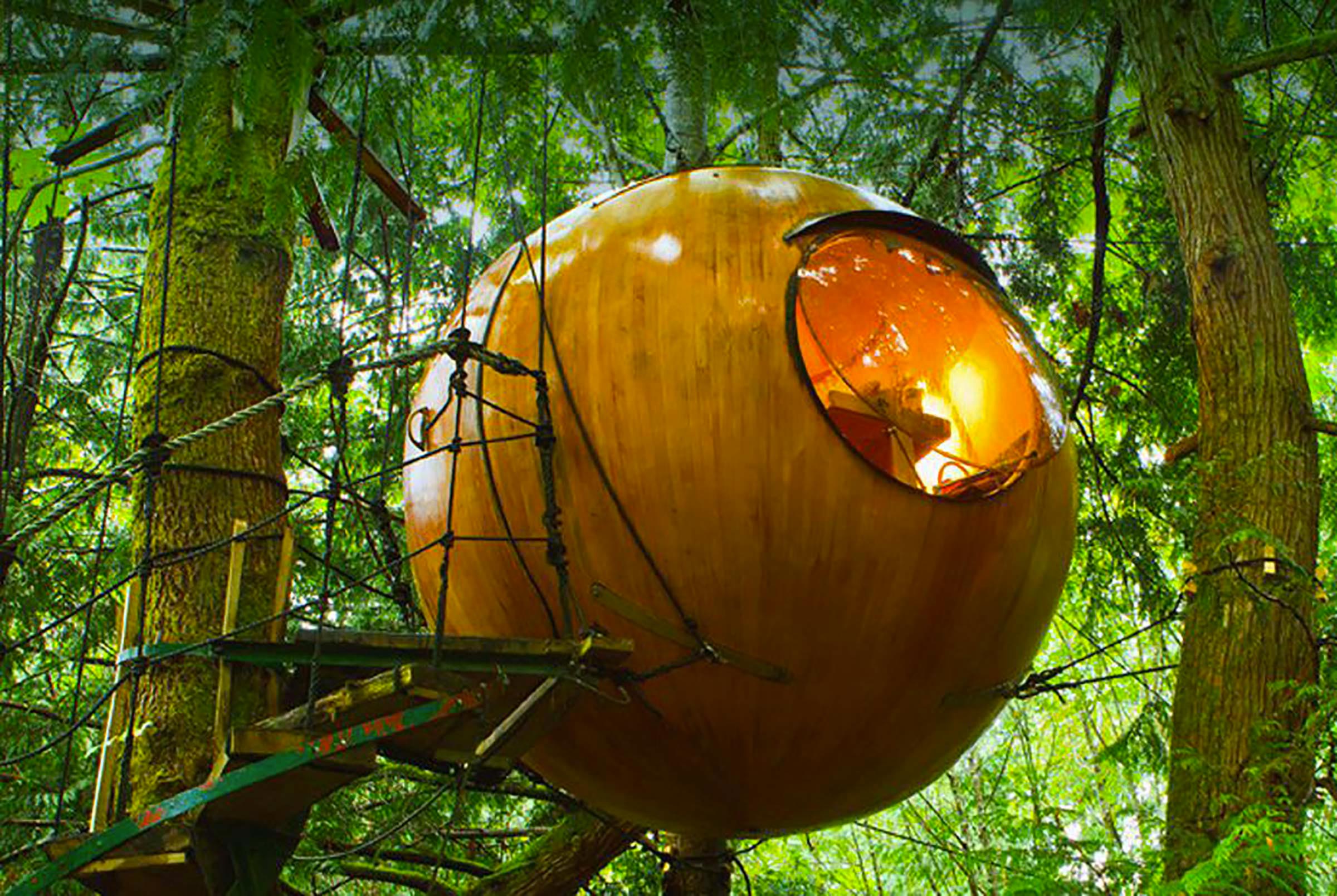 L’hôtel Free Spirit Spheres en Colombie Britannique